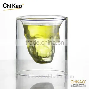 Crystal Skull Head Vodka Shot Wine Glass Novelty Cup thumbnail-2