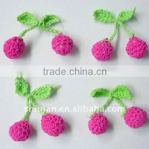 Handmade Crochet Fruit Motif for Garment thumbnail-1