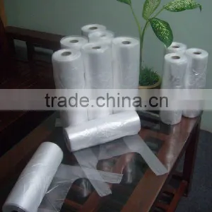 100% Virgin HDPE/LDPE Plastic T-shirt Bags for Shopping Packing thumbnail-1