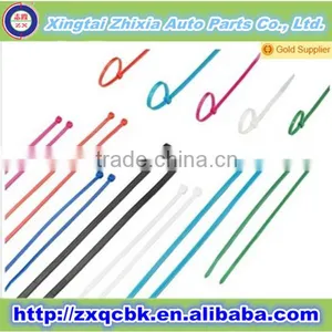 Hot !! ZX-Black Elastic Cable Ties of High Quality thumbnail-5