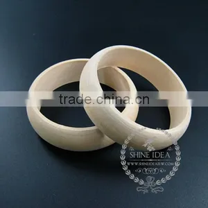 22mm Width 68mm Diameter Natural Log Wood Round Simple Bracelet Bangle DIY Painting Bracelet Supplies 1900117 thumbnail-1