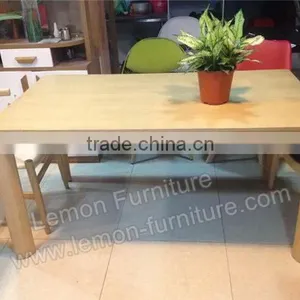 Newest New Arrival Wooden Dining Table Set Rustic thumbnail-1