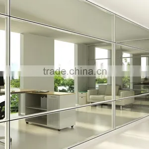 Reasonable Price Modular Easy Assembly Full Height Office Wall Partition Glass Wall(HK85-series) thumbnail-1