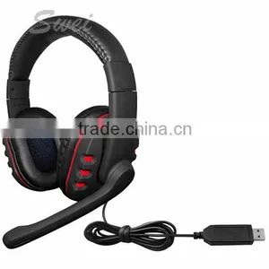 New Headbrand Wired Headset Headphone With MIC thumbnail-1