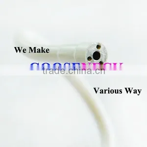 White Silicone Covered Metal Gooseneck for Medical Machine thumbnail-3