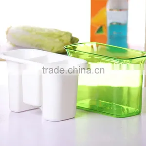 Colorful Square Drop Chopstick Plastic Cage Chopstick And Spoon Set Drain Racks Thickening Chopstick Storage Boes thumbnail-3