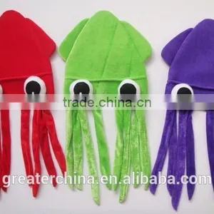 Plush Squid Hat thumbnail-1