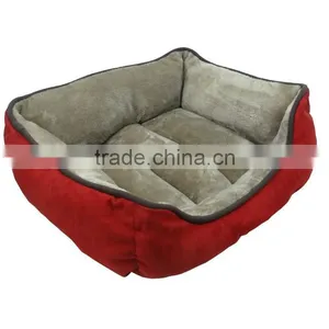 Wholesale Pet Products Low Price Soft Cozy Luxury Rectangle Dog Cat Bed thumbnail-4