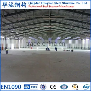 Double Slope Pre Engineered Structure Steel Workshop Building thumbnail-3
