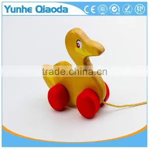 Pull Along Duck Baby Toy Classic Wooden Construction for Hours of Fun thumbnail-5
