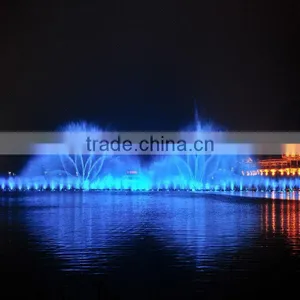 Fountain With Colorful Light thumbnail-2