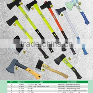 China Factory of Carbon Steel Fiberglss Handle Axe With Tpr Antislip Handle thumbnail-1