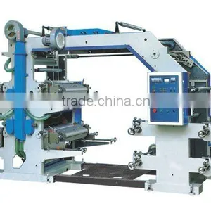 4 Color Flexographic Roll Printing Machine For Plastic And Paper thumbnail-1