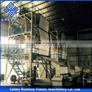 3 Layers Rotary Die Head LDPE LLDPE Blown Film Extrusion Machine thumbnail-1