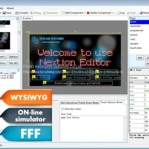 Nextion NX3224T024 - Универсальный интеллектуальный ЖК-тактильный дисплей TFT размером 2.4