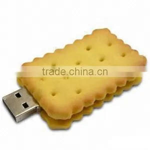 OEM Factory Customized Biscuit Creative Design Pvc USB Flash Drives thumbnail-1