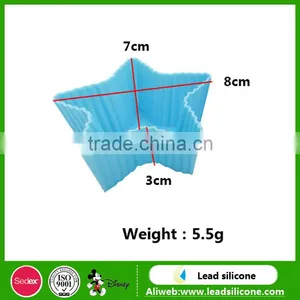 Food Grade Custom Funny Star Shape Silicone Cake Mold , Silicone Cake Mould thumbnail-2