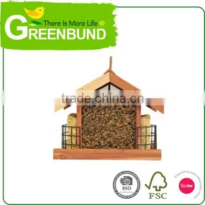 Small Wood Craft Bird House Pigeon Standing Wild Bird Care thumbnail-2