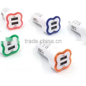 Double USB Ports Wholesale Quick Charging Universal Car Charger thumbnail-4