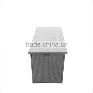 Outdoor Rattan Wicker Furniture Storage Box W/ Free Protective Cover thumbnail-4