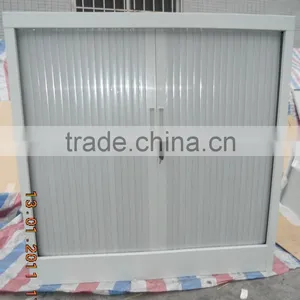 ABS Tambour Door Cabinet 3 Drawer Cabinet Pedestal 3 Drawer Mobile Caddy With ABS Tambour Door Cabinet thumbnail-2