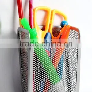 Fancy Metal Mesh Wire Office Magnetic Stationery Holder/Pen Holder thumbnail-2
