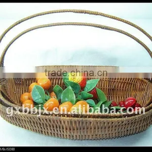 Egg Shaped Awn Iron Frame Storage Shopping Basket thumbnail-1