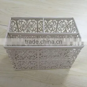 Metal Hollow Out Pen Holder Metal Hollow Out Pen Holder Stationery Rack thumbnail-1