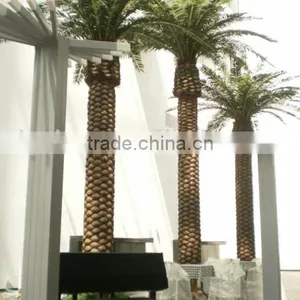 Home Garden Edging Decorative 5ft to 16ft Height Outdoor Artificial Green Plastic Palm Trees EDS06 0815 thumbnail-6