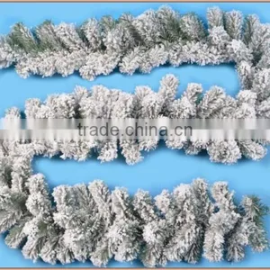 Fire Retardant Flocked Christmas Garlands thumbnail-2