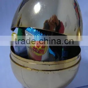 Plastic Gold Plate Easter Egg/surprise Egg Toy thumbnail-1