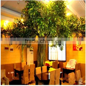 Large Indoor Plants Artificial Foliage Plants Wall Decoration Artificial Live Ficus Tree thumbnail-1