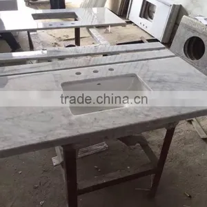 2017 New Cheap Hot Sale White Carrara White Countertop Marble Countertop thumbnail-4