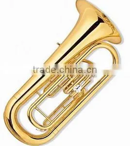 Entry Model Brass Body Bb Tone Gold Lacquer Marching Euphonium thumbnail-1