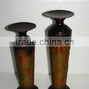 2015 China Wholesale Antique Cast Iron Candle Holder thumbnail-1