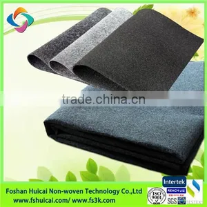 Black and Gray Color Non Woven 100% Polyester Speaker Carpet, Sound Box Carpet thumbnail-5