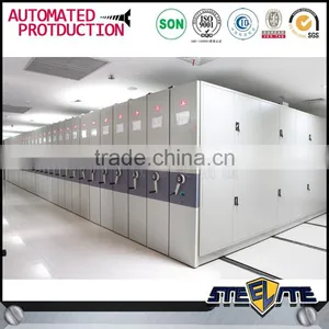 Display Compact Mobile Filing Cabinet High Density Custom Storage Systems Mobile Shelving thumbnail-5