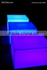 40cm Remote Control Colorful Outdoor LED Cube Chair thumbnail-1