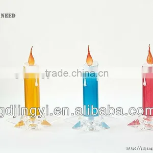 Acrylic Star Bottom LED Warmwhite Lighting Candle Wedding Party Decoration thumbnail-3