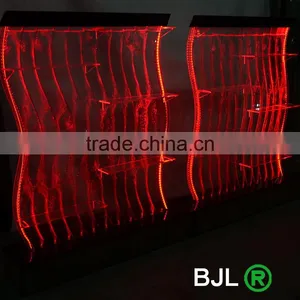 S Shape Lighting Decorative Acrylic Led Water Bubble Showroom Display Shelf thumbnail-1
