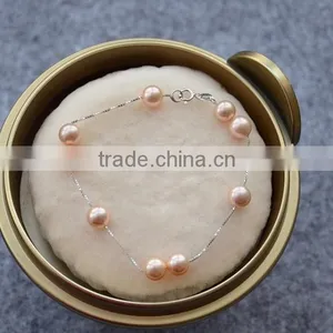 Beautiful 4-5mm Pink Freshwater Pearl Jewelry Sets thumbnail-6