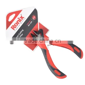 RONIX Mini Pliers (Combination Plier - Diagonal Cutting Plier - Long Nose Plier) 4.5" RH-1104 RH-1204 RH-1304 thumbnail-1