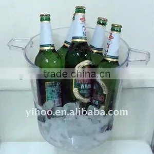 6L Customer Logo PS Materical Plastic Ice Bucket thumbnail-1