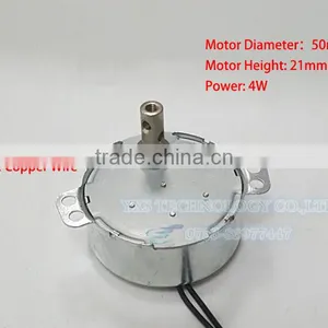 TYC-50 AC220V Non-directional Constant Magnetic Low-speed Synchronous Motor 0.8/1.8/5/10/15/30/50RPM 4W thumbnail-1