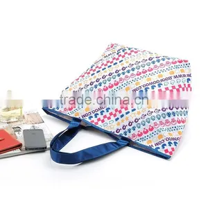 300D Polyester Dye Sublimation Full Color Printing Shopping Tote Bag,Waterproof Large Capacity Tote Bag thumbnail-5