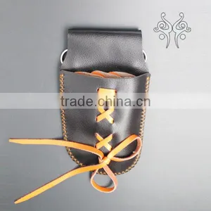 QJ-CP17 Leather Bag Barber Hair Shears Bag thumbnail-1