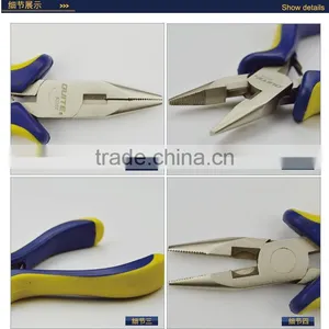 Nickel Steel 4.5" Mini Long Nose Pliers thumbnail-4