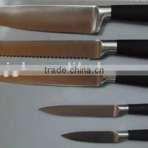 5pcs Kitchen Knife Sets Stainless Steel Cutlery Chef Knives thumbnail-1