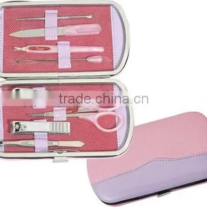 Light and Bright Manicure Items Beauty Tools Set in PVC Case thumbnail-1