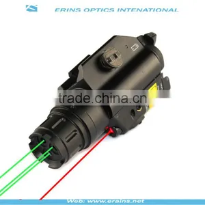 Tactical Triple Green Laser Sight With Single Red Laser Scope Combo thumbnail-1